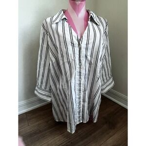 Striped Women's Alfani Blouse‎ Size 18W